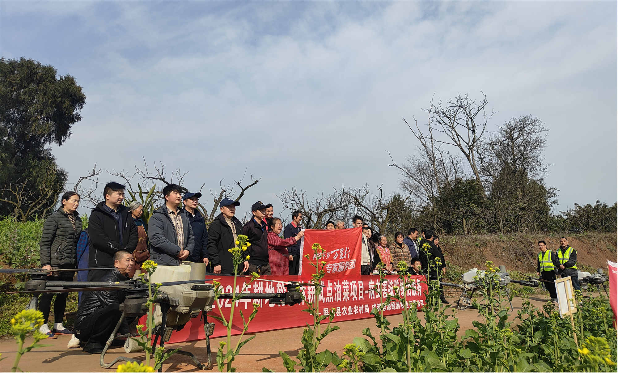 2月28日，科技賦能一促四防 推動油菜單產(chǎn)提升2.jpg